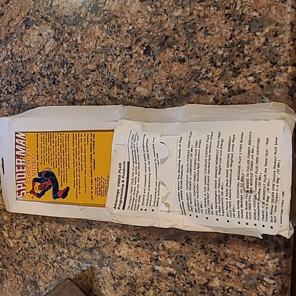 Spiderman super-fit youth fitness video. 1986. Rare. - Picture 5 of 6